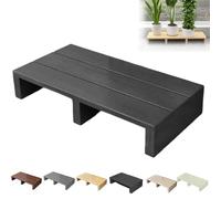 ZYNNEL Marchepied en bois - Repose-pieds polyvalent de 100 cm - Petit tabouret polyvalent pour lits et salles de bains - Utilisation en intérieur/extérieur - Idéal pour les lits hauts et la relaxation