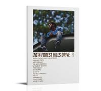 ZYNPCX J. Cole Poster 2014 Forest Hills Drive imperméable pour décoration murale de salon, chambre à coucher, maison, bureau et préparation de cadeaux, cadeaux exquis à offrir aux gens, 60 x 90 cm