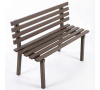 Zynqra Banc De Jardin Extérieur,Art du Fer,Jardin en Mobilier 2-3places,Dossier Décoratif Confortable,métalliquesbanquette Parc Métal,pour Porche,Cour,Parc(Brown,150cm/59in)