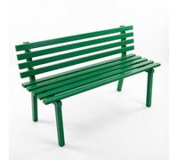 Zynqra Banc De Jardin Extérieur,Art du Fer,Jardin en Mobilier 2-3places,Dossier Décoratif Confortable,métalliquesbanquette Parc Métal,pour Porche,Cour,Parc(Green,150cm/59in)