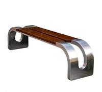 Zynqra Banc De Jardin Extérieur,Cadre en Acier Inoxydable,2-3 Personnes,résistant Aux Intempéries,Design Grand Arc,Style Cosy Chic Mobilier,terrasse,Balcon,Parc(180cm/70.8in)