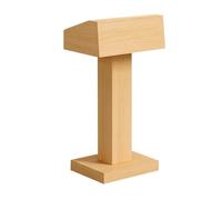 Zynqra Pupitre de Conférence Mobile,Lutrin Podium de Présentation Large Surface de Lecture, Plateau Incliné, Étagère, Roues Universelles, Bureau, Église,Salle de Classe(B)