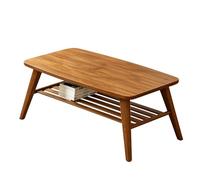 Zynqra Rectangulaire Table Basse,Table de Salon,Tables de Plancher | Avec Tiroir ,Facile à Assembler,Bois,pour À utiliser assis par terre,Forte Charge Portante(A,L100cm/39.3in*H50cm/19.7in)
