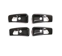 Zynther Poignée de verrouillage de porte intérieure Pour Benz G Class W463 G63 G500 2007-2010 ABS Carbon Car Inner Door Handle Bowl Decoration Cover Stickers Car Accessories(2)