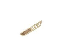 Zynther Poignée de verrouillage de porte intérieure Pour BMW 5 Series E60 Beige Black Left Right Car Interior Handle Inner Door Armrest Panel Pull Trim Cover(Double beige)