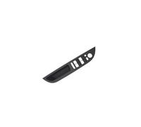Zynther Poignée de verrouillage de porte intérieure Pour BMW 5 Series E60 Beige Black Left Right Car Interior Handle Inner Door Armrest Panel Pull Trim Cover(Single black)