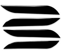 Zynther Poignée de verrouillage de porte intérieure Pour Tesla Pour Model S Noir Pour Couvercle de poignée de porte extérieure de voiture noir brillant