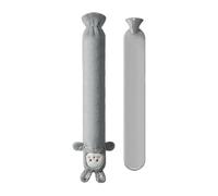 Zyntora Bouillotte À Eau Chaude | Réchauffeur Lapin contre le Froid - Bouillotte Longue Avec Housse - Pour Cou Épaule Dos Main Jambes Crampes Menstruelles Femmes Hommes Voyage École Camping Hiver