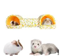 Zyntora Cachette pour Hamster - Tubes Lavables Jouets pour Petits Animaux De Compagnie - Accessoires Lavables en Machine pour Cage Lapin Furet Cochon d'Inde Maison Petits Animaux