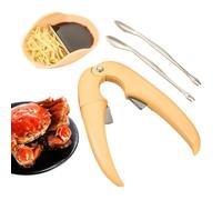 Zyntora Casse Noix à Crabe | Craque-Langoustes Et Accessoires,Set de Fourchettes à Décortiquer Portable pour Homard,Dîner en Famille Rassemblements Festifs Pique-Nique