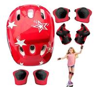 Zyntora Chapeau et coussinets de skateboard | Protège-poignets pour vélo et skateboard pour enfant, résistant aux chocs, genouillères de patinage, équipement de protection réglable pour la danse de