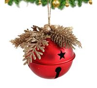 Zyntora Cloches Décoratives | Décorations De Noël en Métal pour L'Artisanat,Pendants De Mariage avec Clochette Et Cône De Pin | pour La Maison De Campagne, L'Intérieur, L'Extérieur, l'arbre, Le