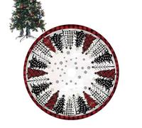 Zyntora Collier de Base pour Sapin de Noël - Anneau de Base Doux en Peluche pour Sapin | Décoration Festive pour Maison Bureau Hôtel Restaurant Jardin