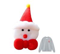 Zyntora Écussons de à repasser | Décoration festive en peluche douce | écussons à coudre pour vêtements pour la famille, les amis, les amateurs de d'intérieur, et adultes