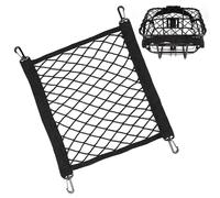 Zyntora Filet de Chargement Moto, Filet à Bagages à Crochets pour Vélo et Motocyclette, Maille Élastique de Fixation pour Moto Scooter Vélo