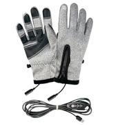 Zyntora Gants Chauffants Électriques - Gants d'hiver Chauffants USB avec Compatibilité Écran Tactile | Mitaines Chauffantes Imperméables pour Sports d'Extérieur Randonnée Moto Voyage par Temps Froid