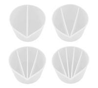 Zyntora Gobelets fendus pour peinture | Tasse à mélanger en résine | Moules époxy Fournitures pour loisirs créatifs, peinture acrylique, mesure liquide