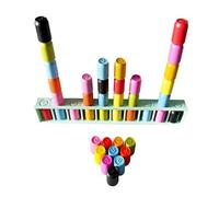 Zyntora Jeu d'Association | Jeu de Devinettes des Couleurs de Bouteilles | Association de Couleurs avec Bouteilles pour Pique-Nique, École, Maison, Fêtes, Voyage