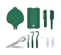 Zyntora Outils de retrait de tiques pour chien | Ensemble d'extracteur de puces pour chiot | Kit d'outils portable pour la maison, les voyages, la maison multi-animaux