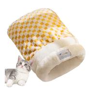 Zyntora Panier Doudou pour Chat - Nid Moelleux pour Chat - Hiver Automne Caverne pour Animaux Lavable Confortable Épaisse pour Petit Animal Et Chiot Dormir Intérieur Appartement Voyage
