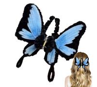 Zyntora Pinces à cheveux papillon - Grandes barrettes - Kit de bricolage - Pour femmes et filles - Séchage sport, travail, séance photo, rendez-vous galant, fête, voyage, mariage, anniversaire