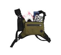 Zyntora Sac Poitrine Homme | Sac à Poitrine Randonnée Veste de Course - Poche à Dos Porte-Téléphone Équipement Extérieur pour Femme Homme Vélo Moto Randonnée Marche Camping Chasse