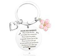 Zynxel Porte Clef Maman, Cadeau Fete Des Meres, Idee Cadeau Porte Clef, Présent Noel, Anniversaire, Présent Jeune Maman Parents
