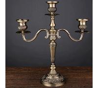 ZYONG Bougeoir 3 Bras/5 Bras Bronze métal Chandelier décoration bougeoir bougeoir pour la décoration de la Maison