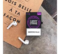 ZYONG Coquille de Cigarettes à fumée fraîche pour Airpods 1 2 étui en Silicone écouteurs Bluetooth étui de Protection sans Fil pour AirPods 2 Mignon