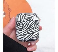 ZYONG Étui à Motif zèbre léopard pour AirPods Pro 2 étuis pour écouteurs Couvercle de boîte de Chargement sans Fil Rigide pour AirPods 2 3 pods Air étui Lisse