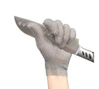 ZYONG Gant de Protection en Maille d'acier Inoxydable Couteau à refendre anito Gant de Protection en Cotte de Mailles Robuste pour Cuisine de Boucher
