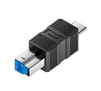 ZYOUQI Adaptateur USB 3.0 pour imprimante USB B mâle vers femelle de type C convertisseur d'extension pour scanner portable USB A vers B convertisseur