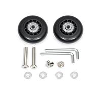 ZYOUQI Lot de 2 roulettes de rechange silencieuses pour valises polyvalentes et sans effort, Modèle 14, Beauté de masse