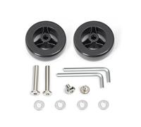 ZYOUQI Lot de 2 roulettes de rechange silencieuses pour valises polyvalentes et sans effort, Modèle 33, Beauté de masse