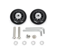 ZYOUQI Lot de 2 roulettes de rechange silencieuses pour valises polyvalentes et sans effort, Modèle 32, Beauté de masse