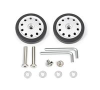 ZYOUQI Lot de 2 roulettes de rechange silencieuses pour valises polyvalentes et sans effort, Modèle 46, Beauté de masse
