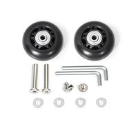 ZYOUQI Lot de 2 roulettes de rechange silencieuses pour valises polyvalentes et sans effort, Modèle 55, Beauté de masse