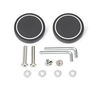 ZYOUQI Lot de 2 roulettes de rechange silencieuses pour valises polyvalentes et sans effort, Modèle 67, Beauté de masse