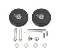 ZYOUQI Lot de 2 roulettes de rechange silencieuses pour valises polyvalentes et sans effort, Modèle 62, Beauté de masse
