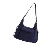ZYOUQI Sac à bandoulière en nylon de grande capacité, trois méthodes de transport réglables pour une utilisation à la main, à l'épaule et au sac à dos pendant les trajets, bleu, 35x11x26cm