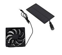 ZYOUQI Ventilateur solaire portable 0,8 W 4 V pour une ventilation efficace, configurations rapides, haute circulation de l'air, ventilation solaire