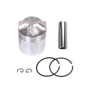 ZYPMoTo Ensemble de Piston de Moteur de Bateau 6E0-11631-00-98 STD et Anneau 6G1-11610-00 pour 4HP 5HP 50 mm STD Pièces compatibles