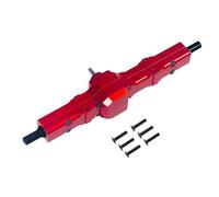 ZYPMoTo Henglong Feiyu D12 RC Pièces de Mise à Niveau des métaux Militaires Ensemble d'essieu arrière Compatible avec 112 véhicules de modèle à l'échelle(Red)