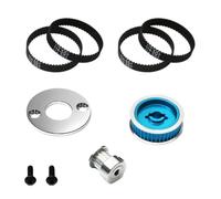 ZYPMoTo Système de Transmission de l'engrenage de Conduite à Courroie 16T 40T pour 1 10 échelle RC Car DIY Modification Compatible avec Le châssis TT02 Modèle TT 02