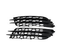 zyppk 1 paire de calandres phares antibrouillard avant for A6 C7 Berline 2012-2015, grilles hexagonales enjoliveurs de grille de feux antibrouillard avant