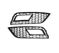 zyppk 1 paire de calandres phares antibrouillard for pare-chocs avant voiture, Convient for l'A4 B8.5 2013-2016 enjoliveurs de grille de feux antibrouillard avant(Glossy Black)