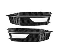 zyppk 1 paire de calandres phares antibrouillard for pare-chocs avant voiture, Convient for modèles A4 B8 S4 2012-2015 enjoliveurs de grille de feux antibrouillard avant