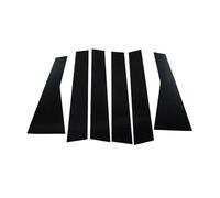 zyppk Autocollants garniture couverture fenêtre, Convient for KIA, Forte berline hayon K3 Cerato 2019-2023 Caches de protection pour poteaux de pilier