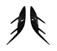 zyppk Autocollants spoiler ventilation latérale, Convient for KIA, Stinger 2018-2023 GT Line enjoliveurs de grille de feux antibrouillard avant(Rear Black only)