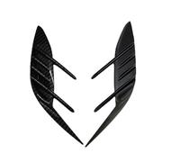 zyppk Autocollants spoiler ventilation latérale, Convient for KIA, Stinger 2018-2023 GT Line enjoliveurs de grille de feux antibrouillard avant(Rear Carbon only)